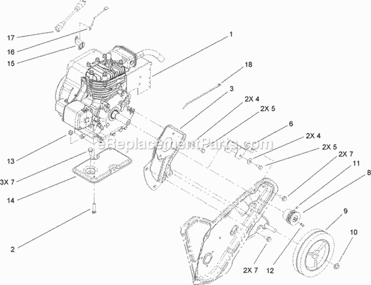 Engine, Frame & Wheel Assembly Diagram and Parts List for 34002 290000001-290999999 - 2009 Lawn Boy Snow Blower